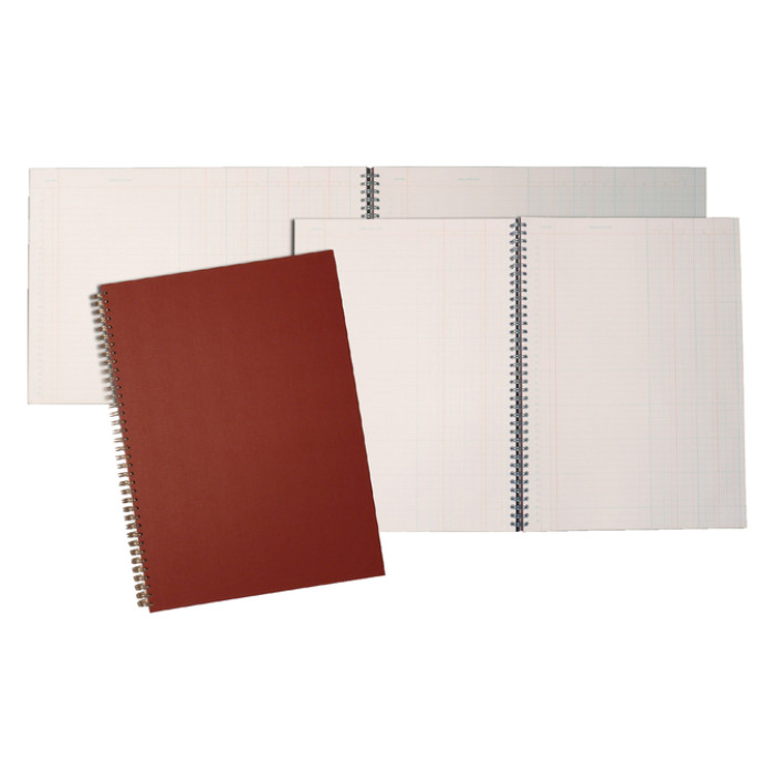 Tabellarisch register Djois Atlanta 294x452mm 2x16kolommen 108blz rood