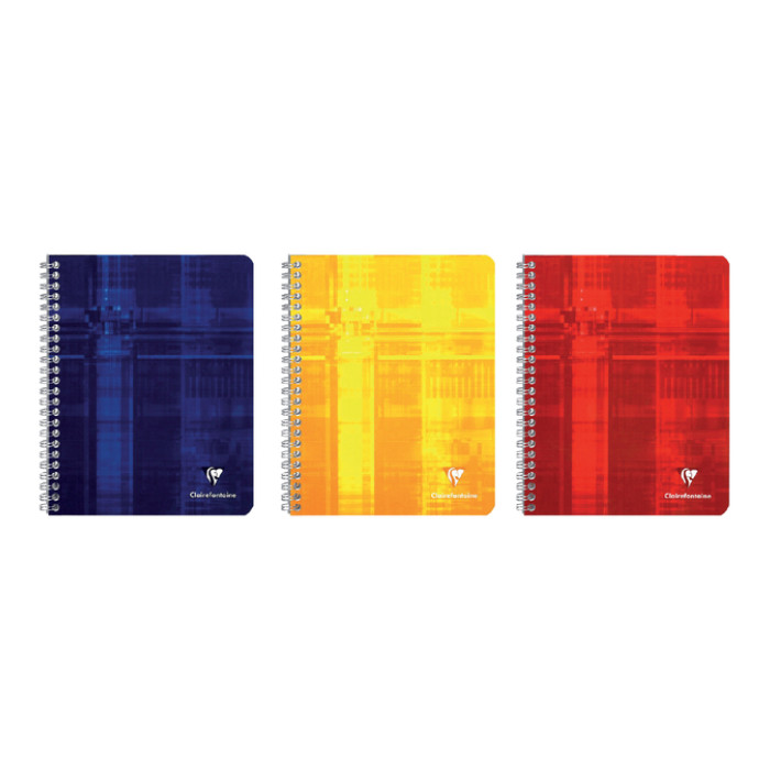 Schrift Clairefontaine A4 lijn 100 pagina's 90gr assorti