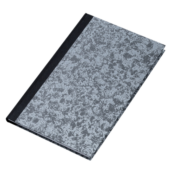 Notitieboek Djois Atlanta Excellent genaaid 330x205mm 288blz lijn grijs gewolkt