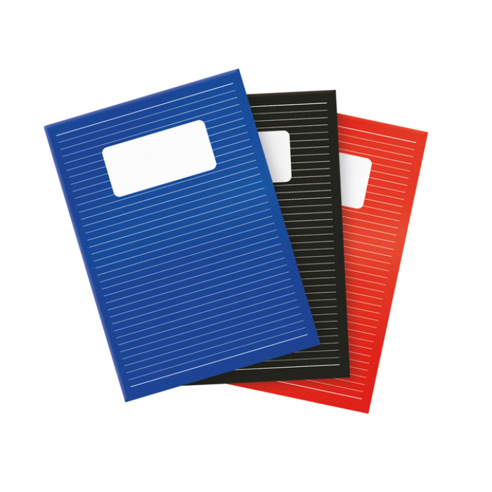 Schrift Qbasic A4 lijn 80blz 70gr assorti
