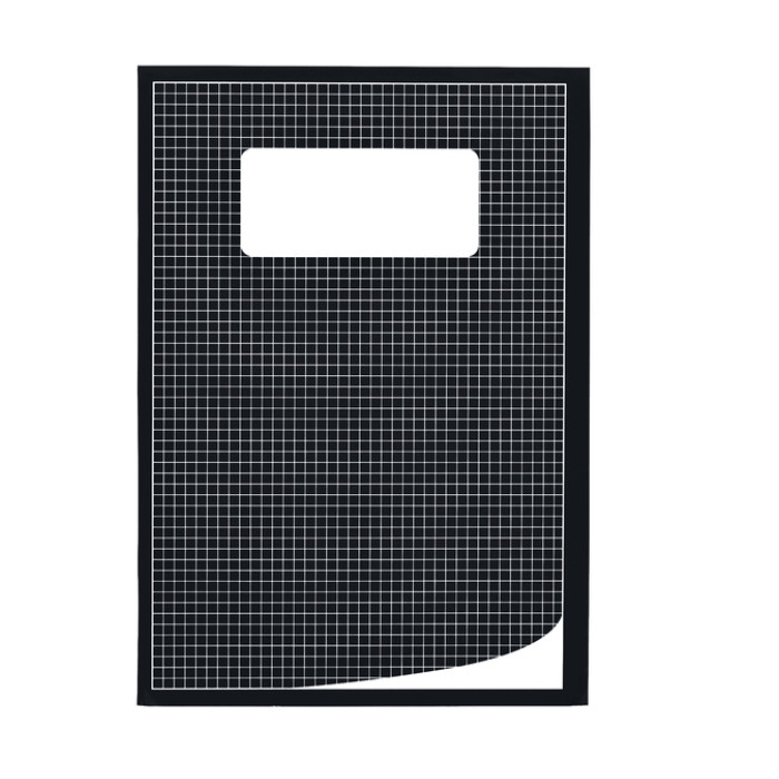 Schrift Qbasic A4 ruit 5mm 80blz 70gr assorti