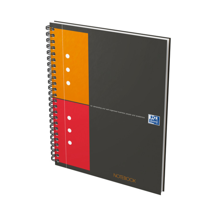 Spiraalblok Oxford International Notebook A5+ ruit 160 pagina's