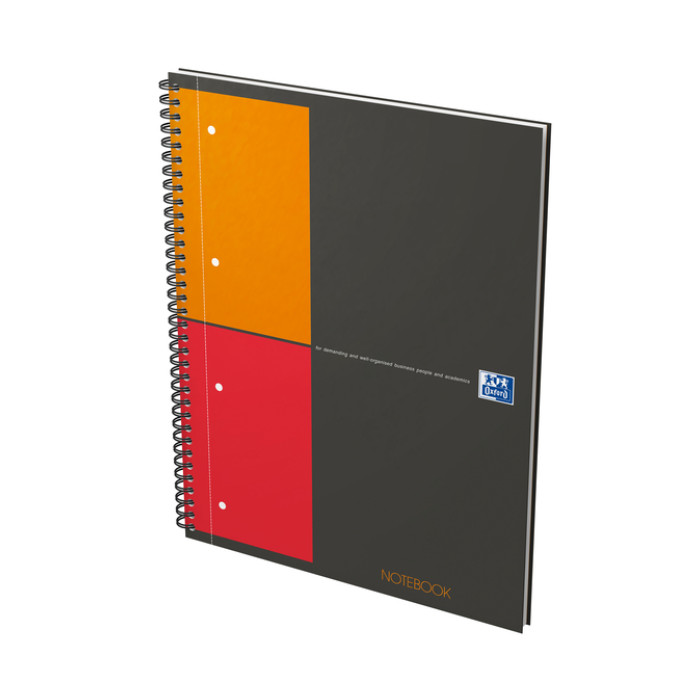 Spiraalblok Oxford International Notebook A4+ ruit 5mm