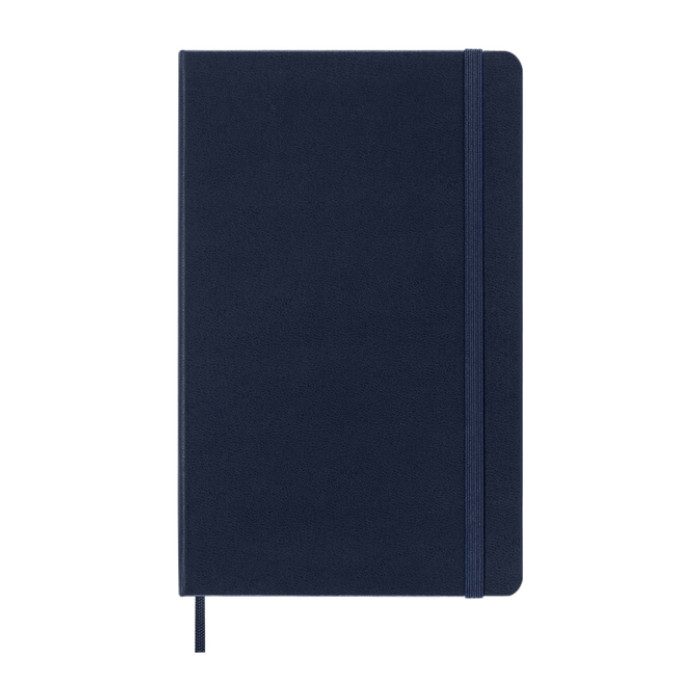 Notitieboek Moleskine large 130X210mm lijn hard cover sapphire blue