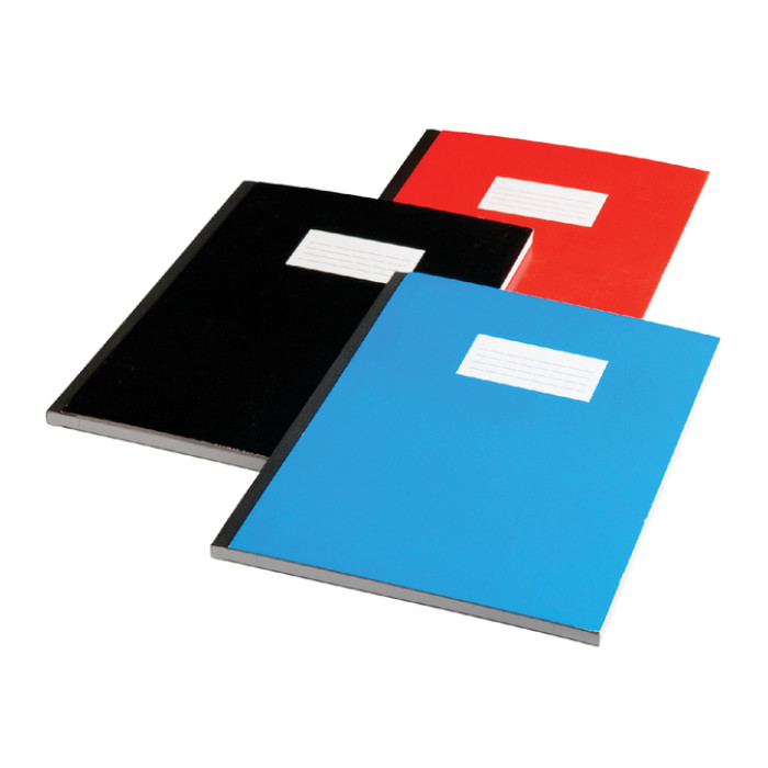 Schrift Qbasic met harde kaft A4 160blz lijn assorti