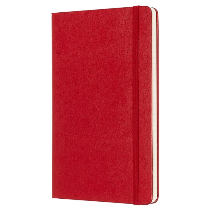 Notitieboek Moleskine large 130x210mm lijn hard cover  rood