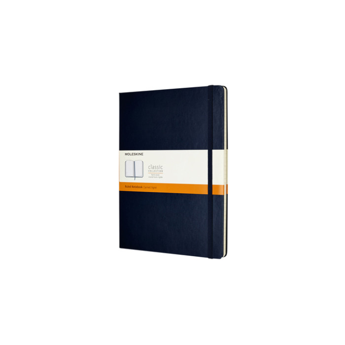 Notitieboek Moleskine XL 190x250mm lijn hard cover sapphire blue