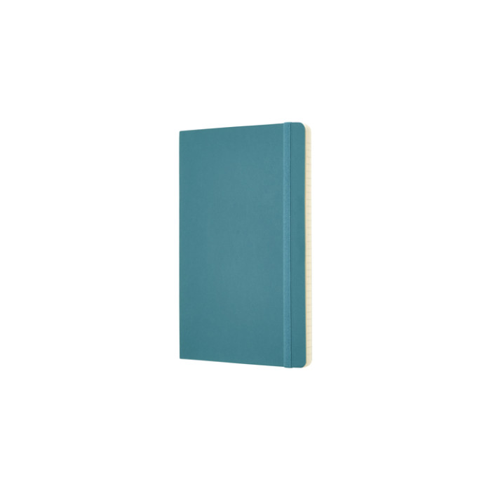 Notitieboek Moleskine large 130x210mm lijn soft cover reef blue