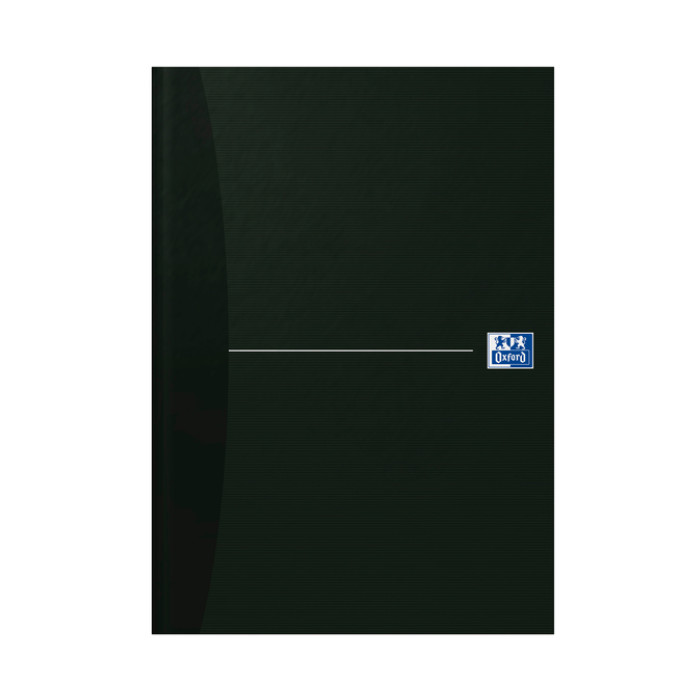 Notitieboek Oxford Office Essentials A4 96vel lijn zwart