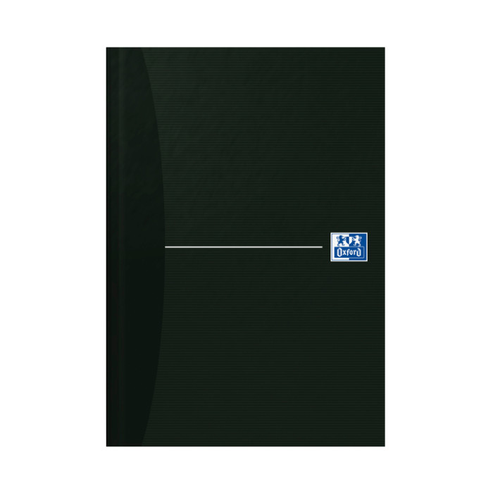Notitieboek Oxford Office Essentials A5 96vel lijn zwart