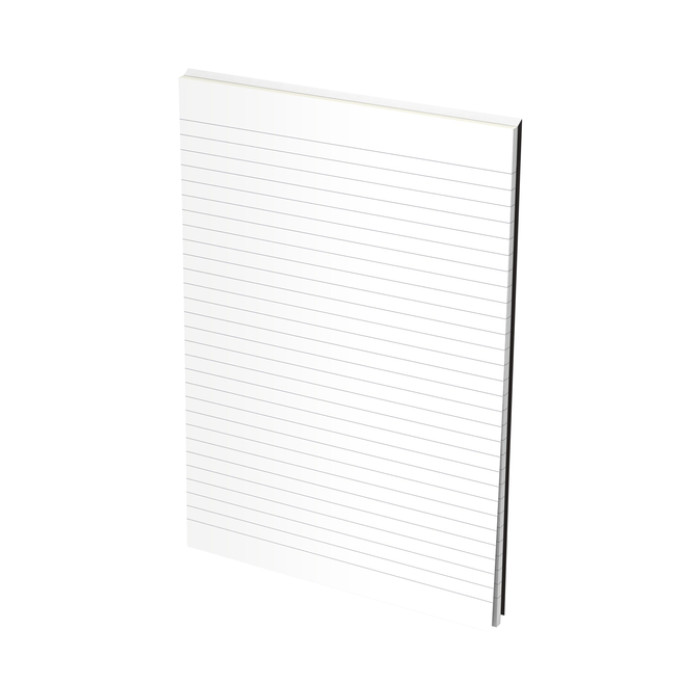 Schrijfblok Oxford Office Smart A4 lijn 50 vel 80-90gr zwart