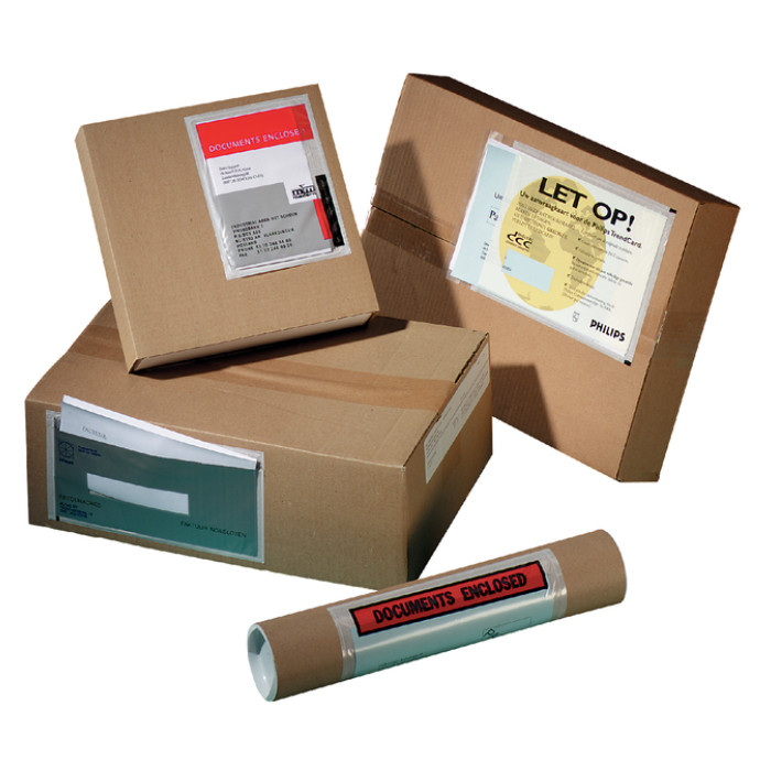 Paklijstenvelop Quantore zelfklevend onbedrukt 162x122mm 1000 stuks