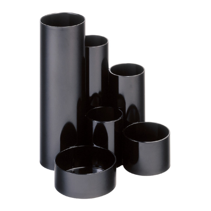 Pennenkoker MAUL Tubo zwart 6-vaks Ø150x125mm