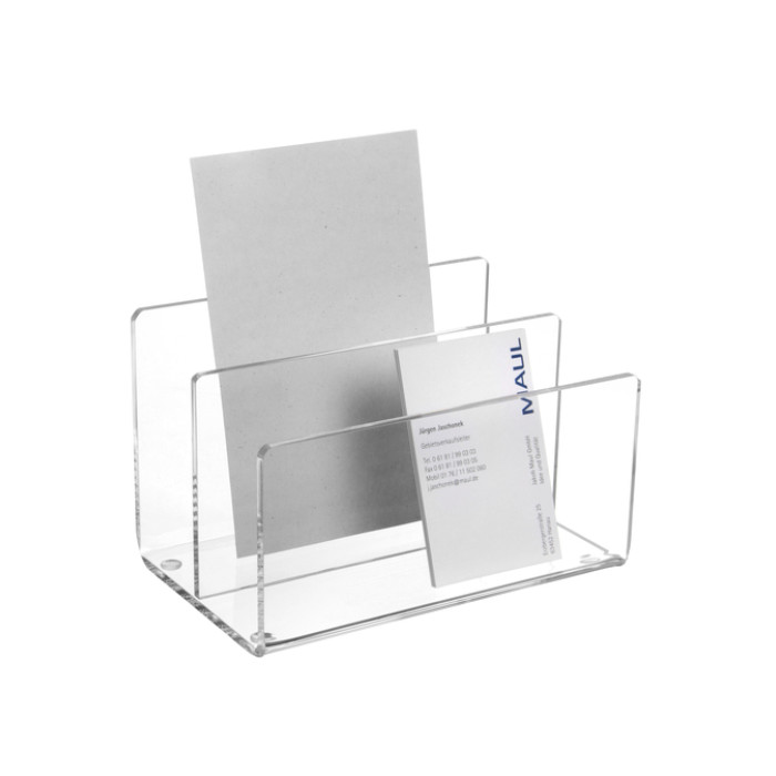 Envelopstandaard MAUL 2vaks 150x100x100mm acryl