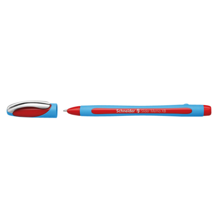 Balpen Schneider Slider Memo extra breed rood