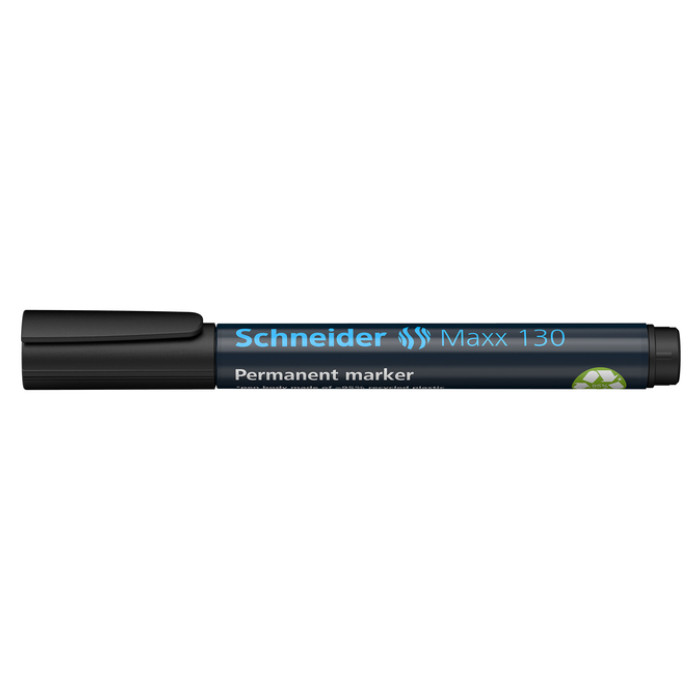 Permanent marker Schneider Maxx 130 rond 1-3mm zwart
