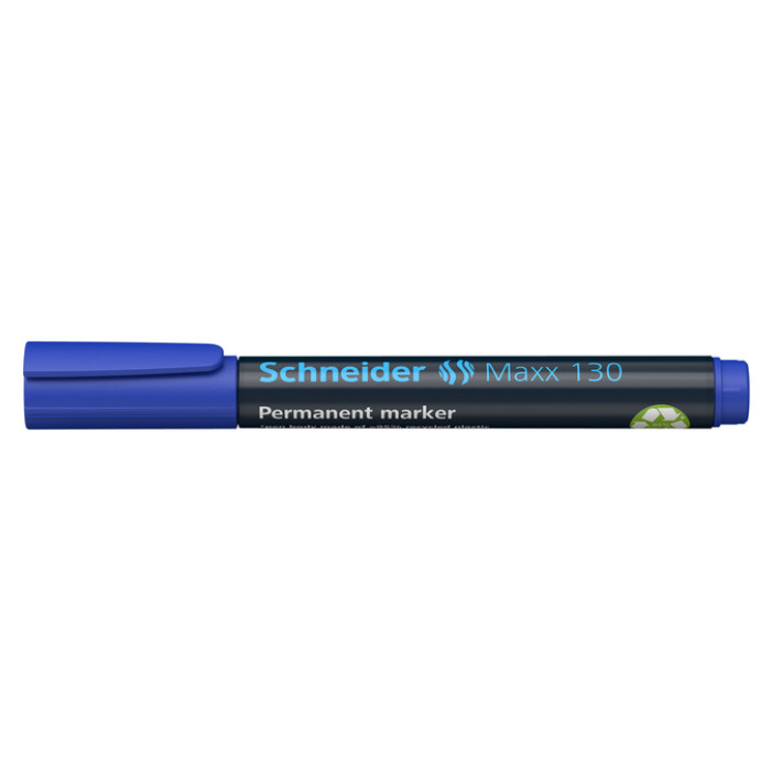 Permanent marker Schneider Maxx 130 rond 1-3mm blauw
