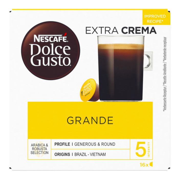 Koffiecups Dolce Gusto grande 16 stuks