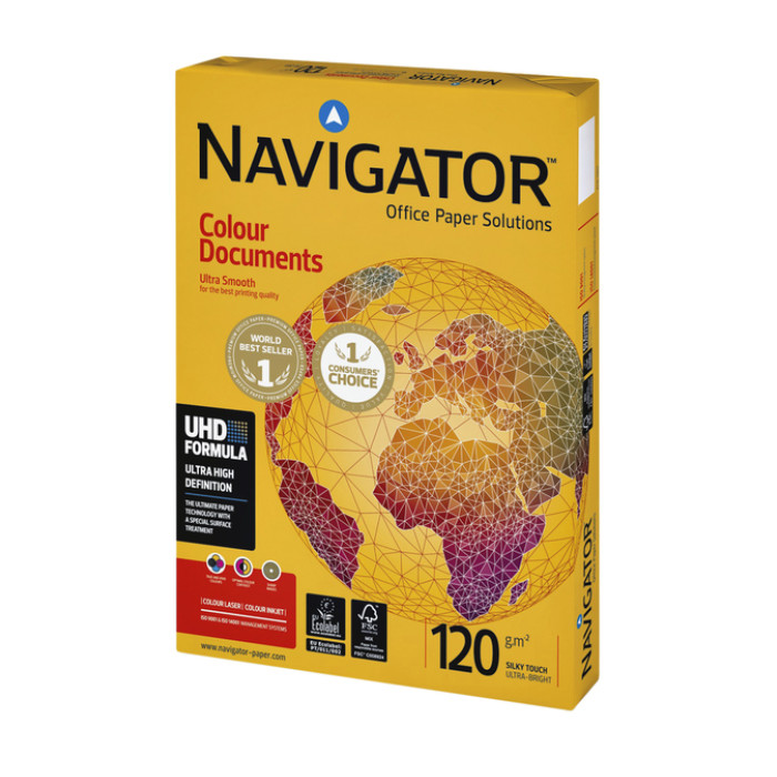 Kopieerpapier Navigator Colour Documents A3 120gr wit 500 vel