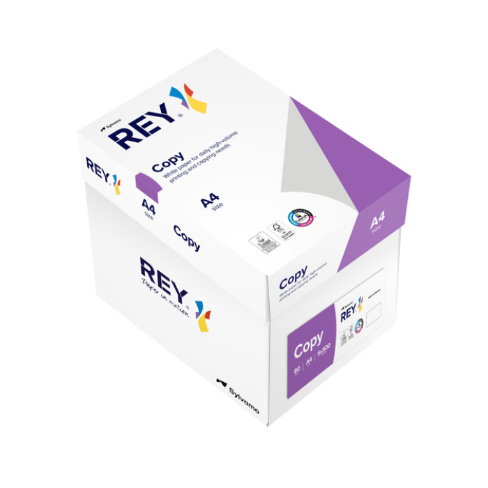 Kopieerpapier Rey Copy A4 80gr wit 500 vel