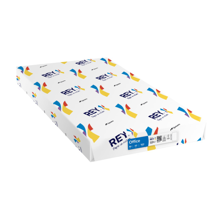 Kopieerpapier Rey Office A3 80gr wit 500 vel