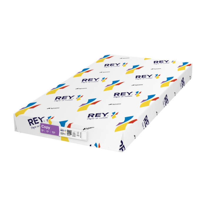 Kopieerpapier Rey Copy A3 80gr wit 500 vel