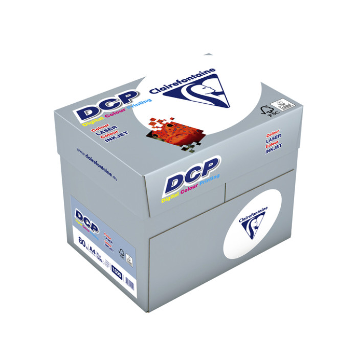 Laserpapier Clairefontaine DCP A4 80gr wit 500 vel