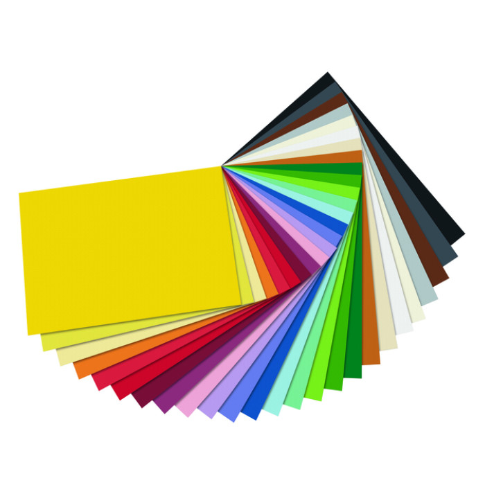 Fotokartonblok Folia 300gr 24x34cm 25vel jumbo assorti