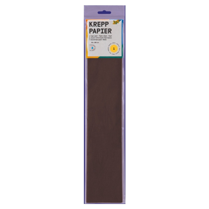 Crêpepapier Folia 50x250cm 10vel 115 chocoladebruin