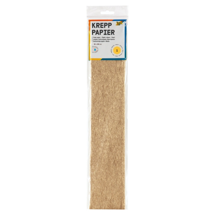 Crêpepapier Folia 50x250cm 10vel 9125 goud