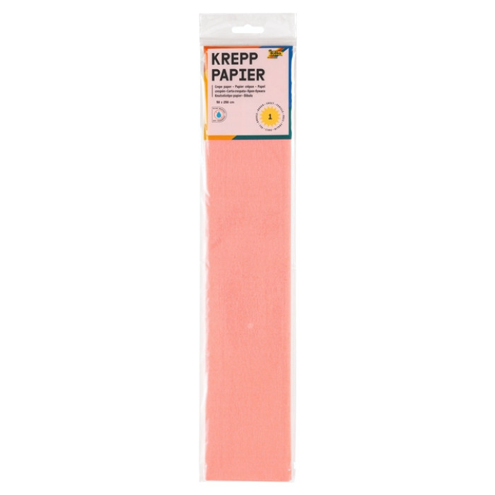 Crêpepapier Folia 50x250cm 10vel 176 roze