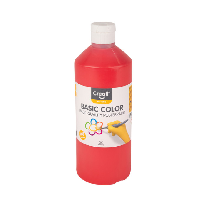 Plakkaatverf Creall Basic lichtrood 500ml