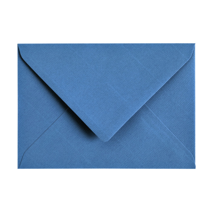 Envelop Papicolor C6 114x162mm donkerblauw pak à 6 stuks
