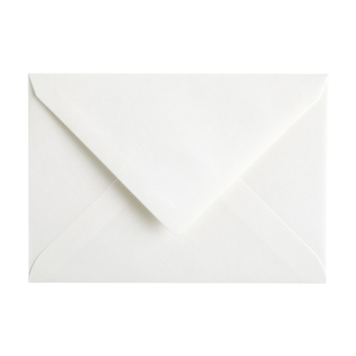 Envelop Papicolor C6 114x162mm hagelwit pak à 6 stuks
