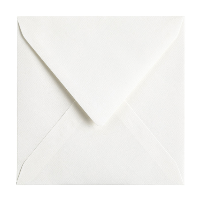 Envelop Papicolor 140x140mm hagelwit pak à 6 stuks
