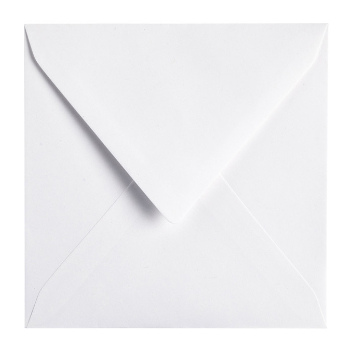 Envelop Papicolor 140x140mm kraft wit pak à 6 stuks