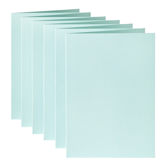 Correspondentiekaart Papicolor dubbel 105x148mm zeegroen pak à 6 stuks