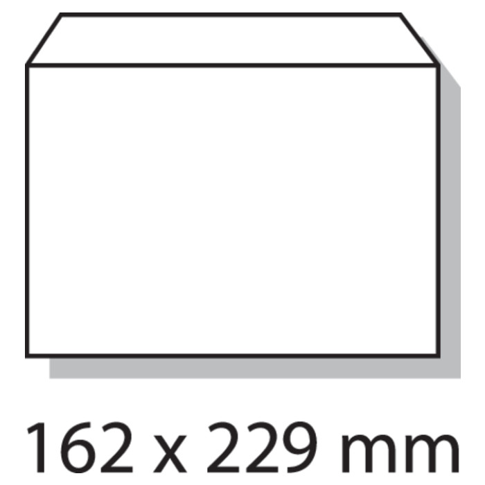 Envelop Quantore bank C5 162x229mm wit 500 stuks