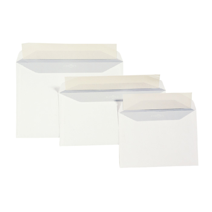 Envelop Quantore bank C6 114x162mm zelfklevend wit 500 stuks