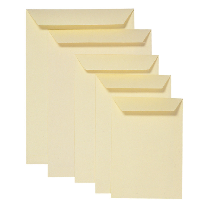 Envelop Quantore akte EA3 312x441mm cremekraft 250 stuks