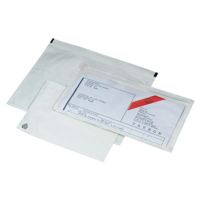 Paklijstenvelop IEZZY zelfklevend onbedrukt 225x165mm 250 stuks