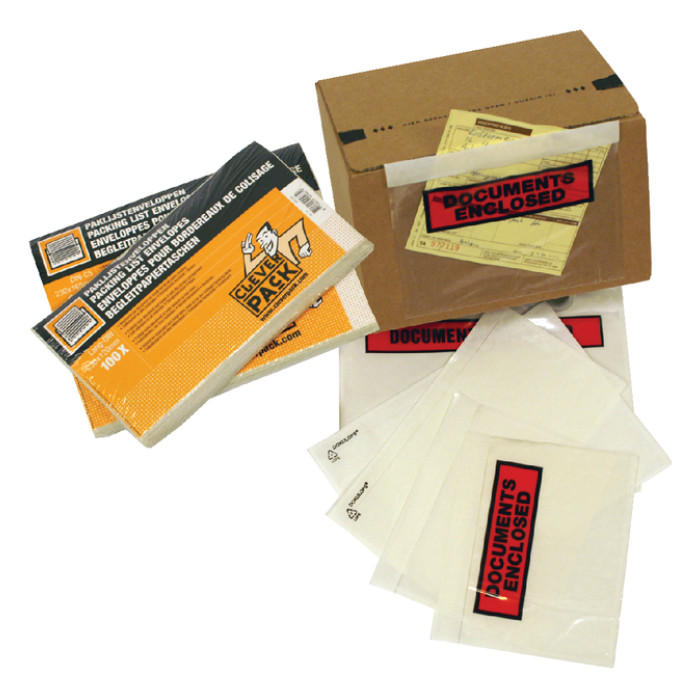 Paklijstenvelop CleverPack zelfklevend bedrukt 165x110mm pak à 100 st