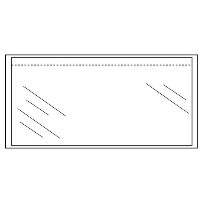 Paklijstenvelop CleverPack zelfklevend onbedrukt 230x110mm pak à 100st