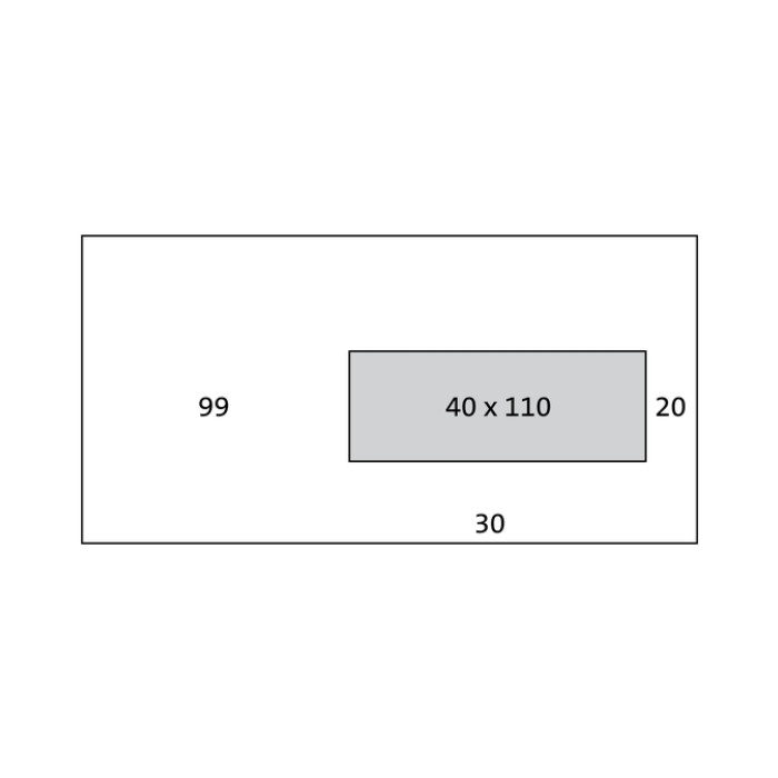 Envelop IEZZY C5/6 114x229mm venster rechts gegomd wit 500 stuks