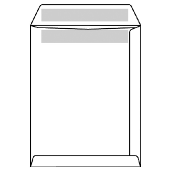 Envelop akte IEZZY 175x265mm zelfklevend 100gr wit 250 stuks