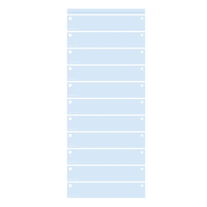 Things to do Djois Atlanta recycled papier Today 140x297mm 125vel 70gr blauw
