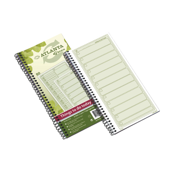 Things to do Djois Atlanta recycled papier Today 297x140mm 80vel 70gr groen