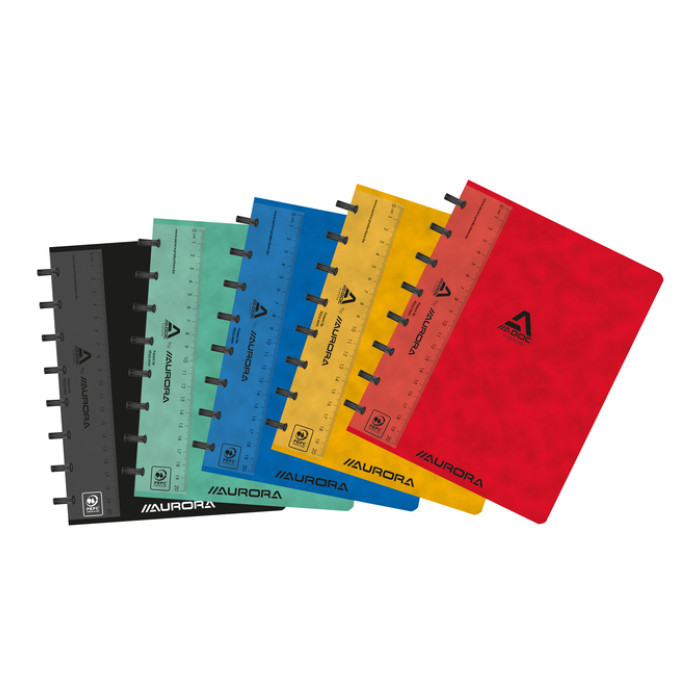 Schrift Adoc Classic A5 ruit 5x5mm 144 pagina's 90gr assorti