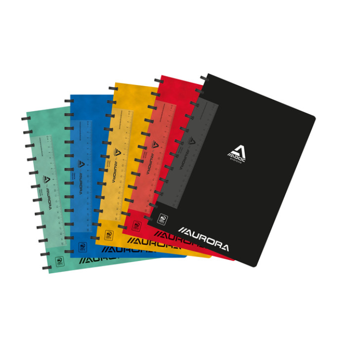 Schrift Adoc Classic A4 ruit 5x5mm 144 pagina's 90gr assorti