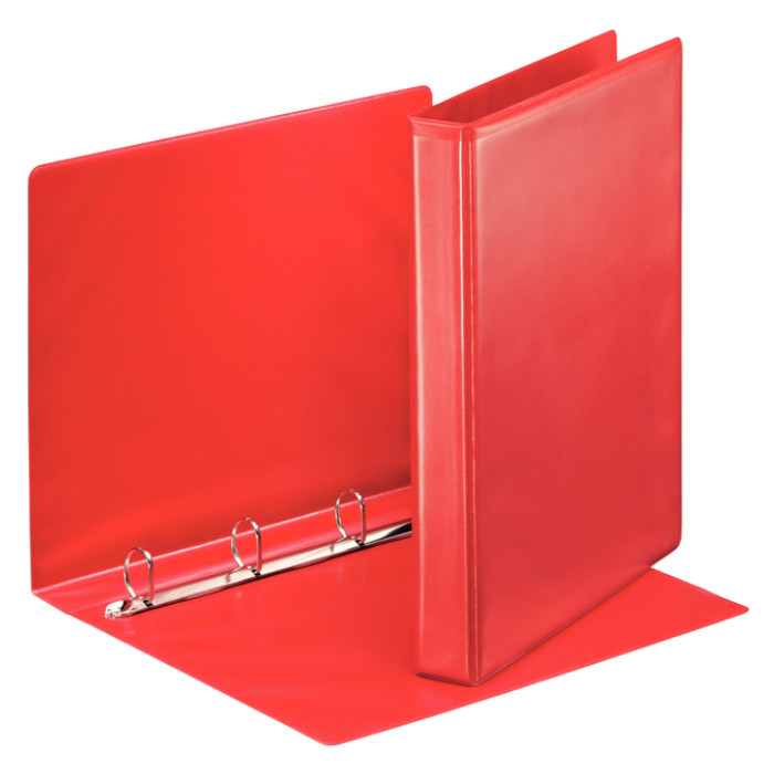 Presentatieringband Esselte Essentials panorama A4 4-rings D-mechaniek 44mm rood